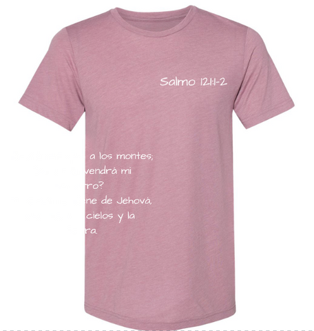Salmo 121 1-2 tee orchid